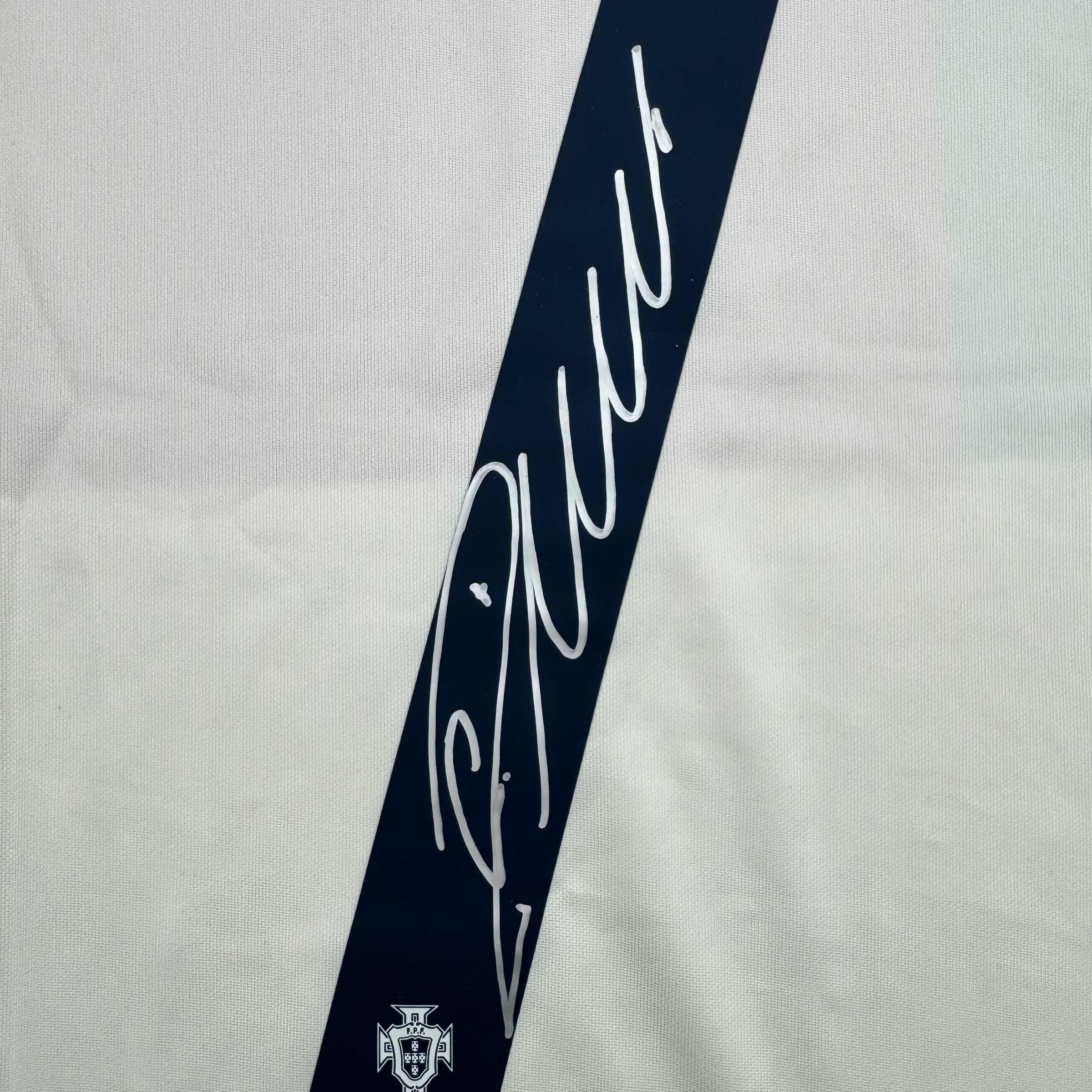 Autographed/Signed Cristiano Ronaldo Portugal World Cup Soccer Futbol Jersey Beckett BAS COA 3