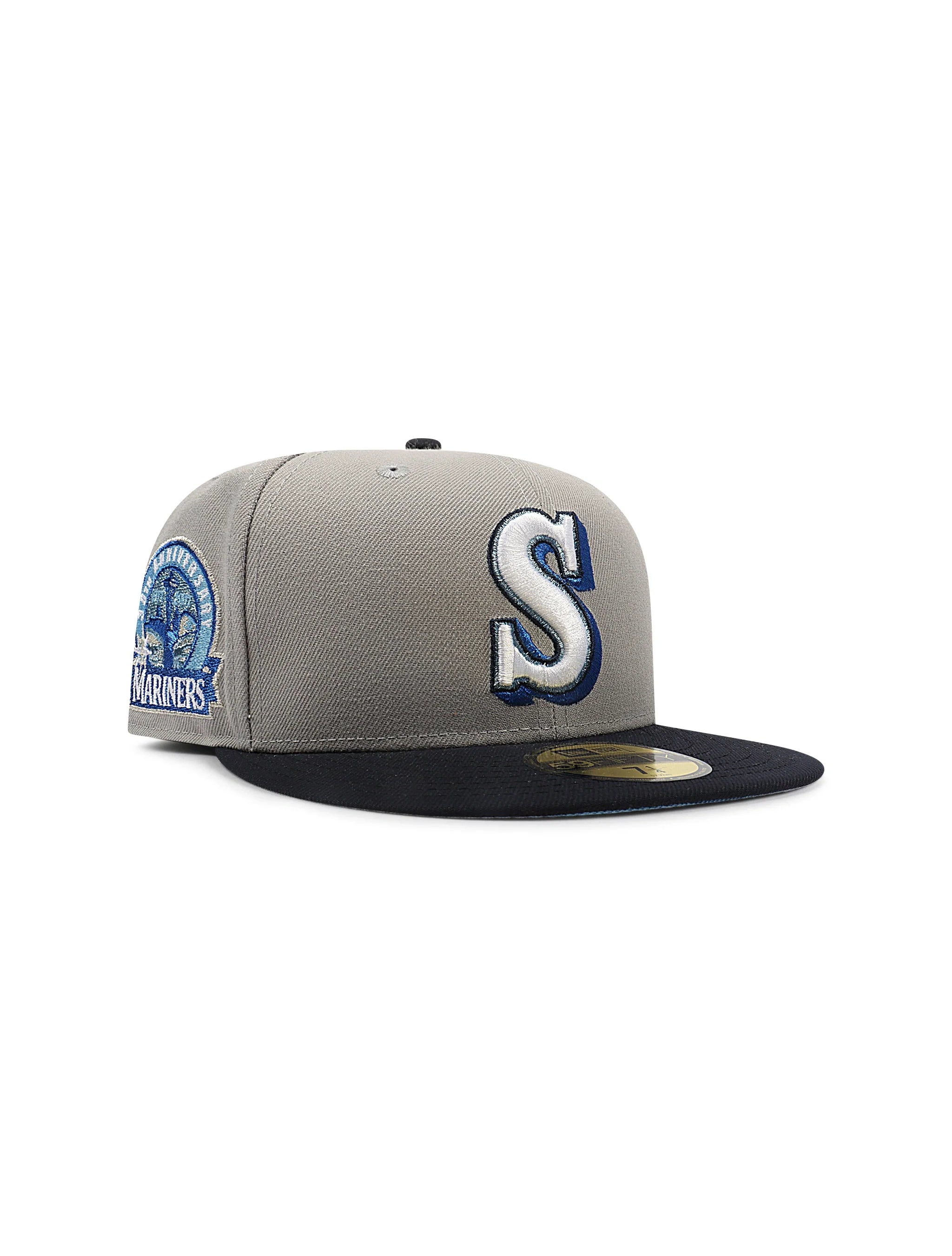 New Era 5950 Seattle Mariners 30th Anniversary Hat - Grey/Black 1