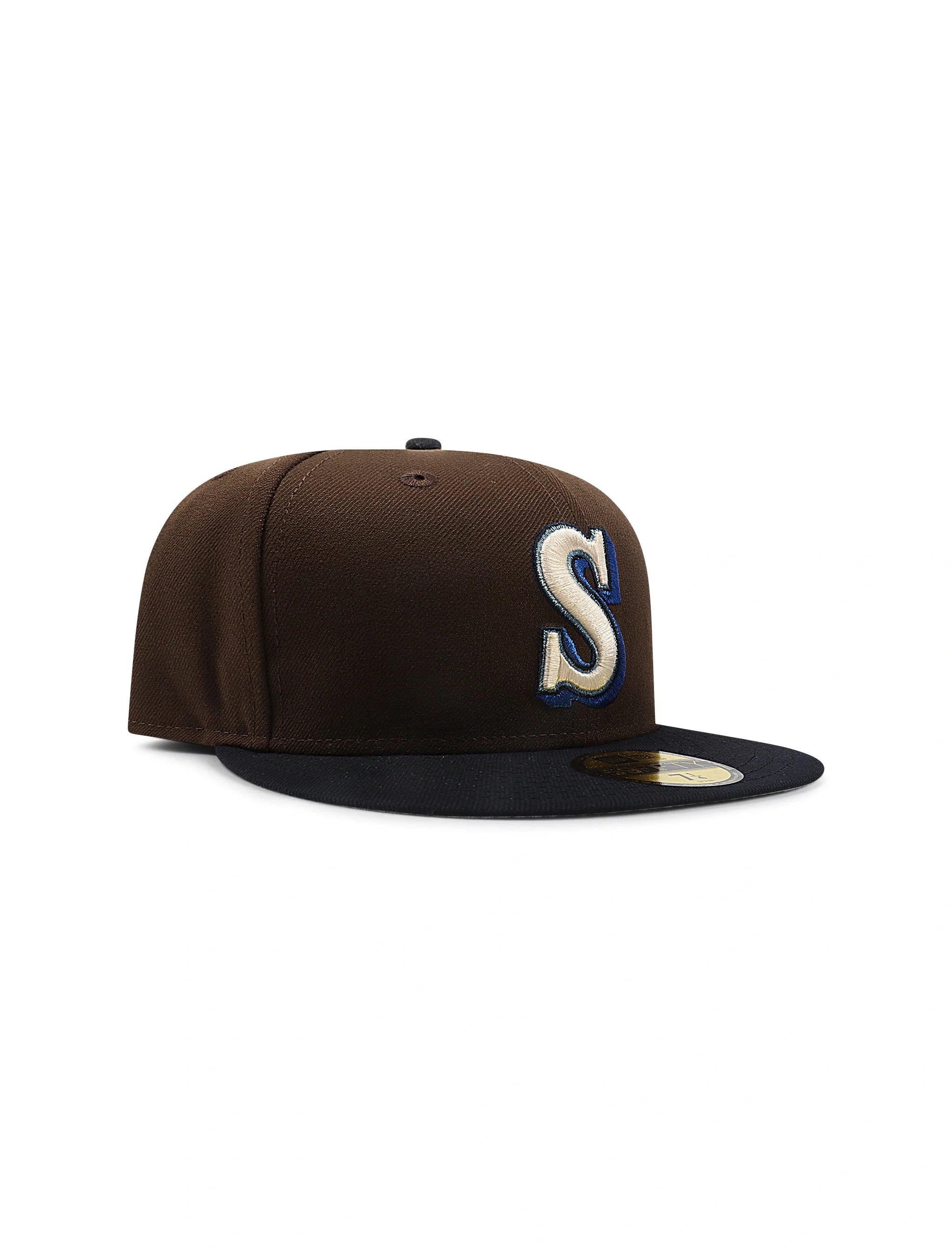 New Era 5950 Seattle Mariners Hat - Walnut 1