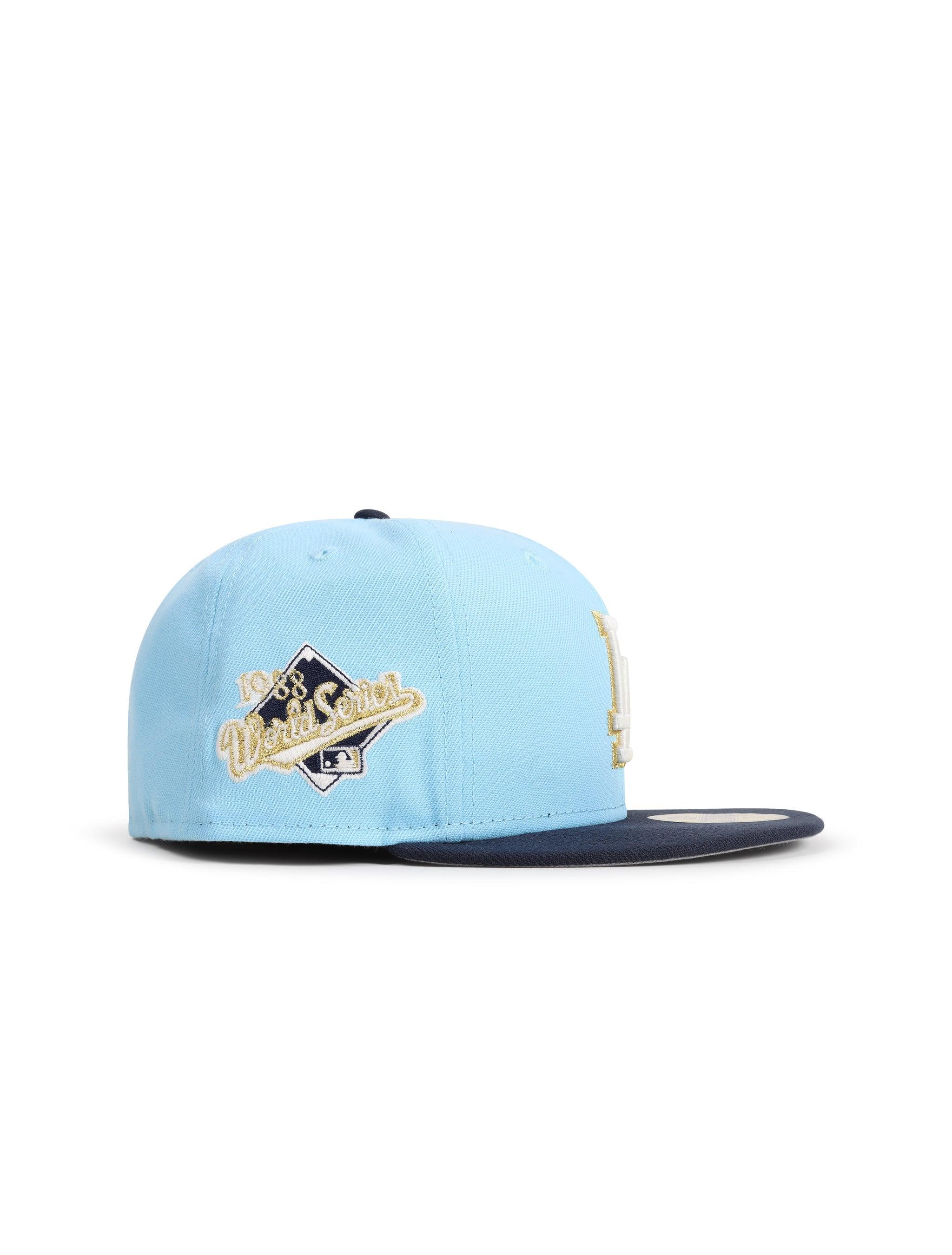 New Era 5950 Dodgers 1988 World Series Hat - Dosientos Blue/Navy 3