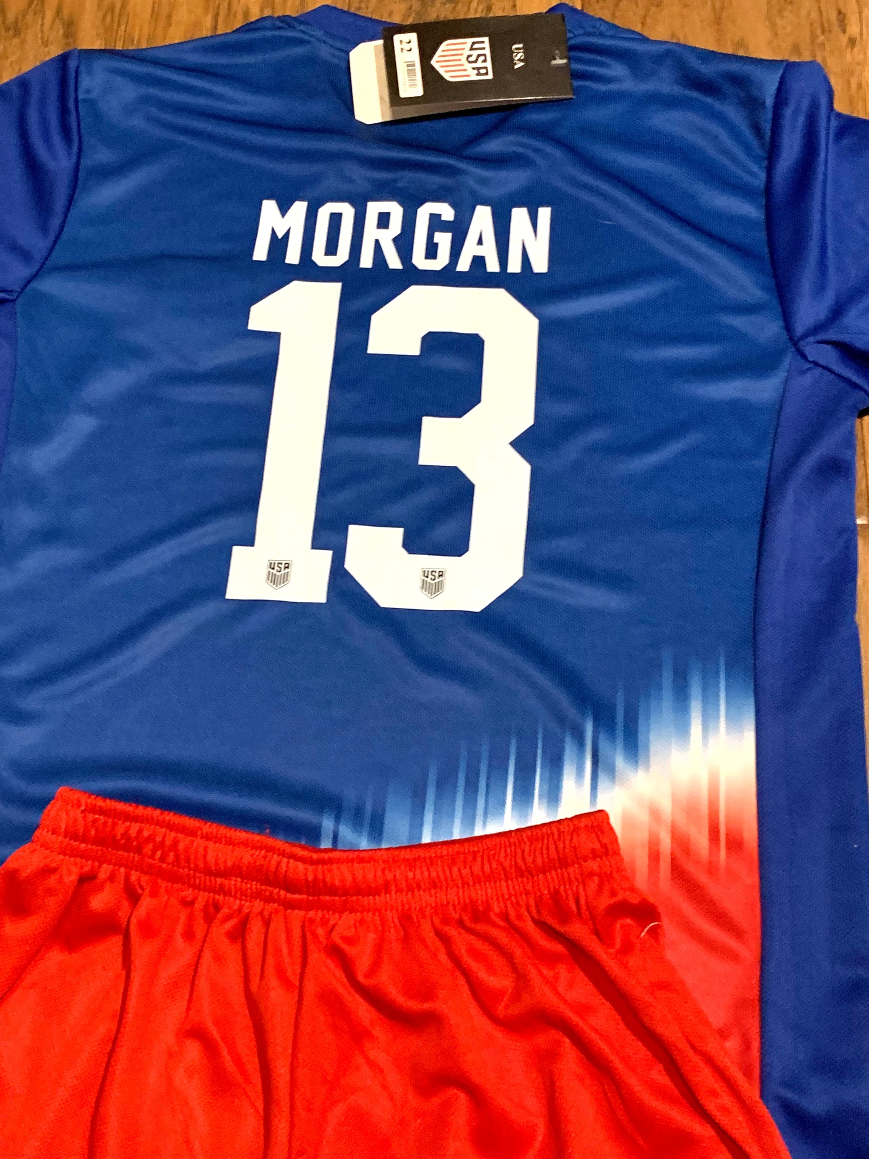 Alex Morgan Kids Soccer Jersey Set - Toddler & Youth Sizing 5