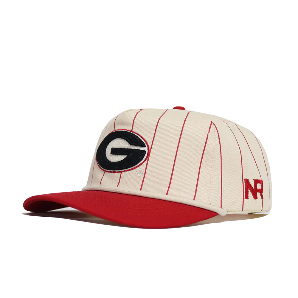 No Rivals Georgia Bulldogs - Natural Pinstripe Hat 5