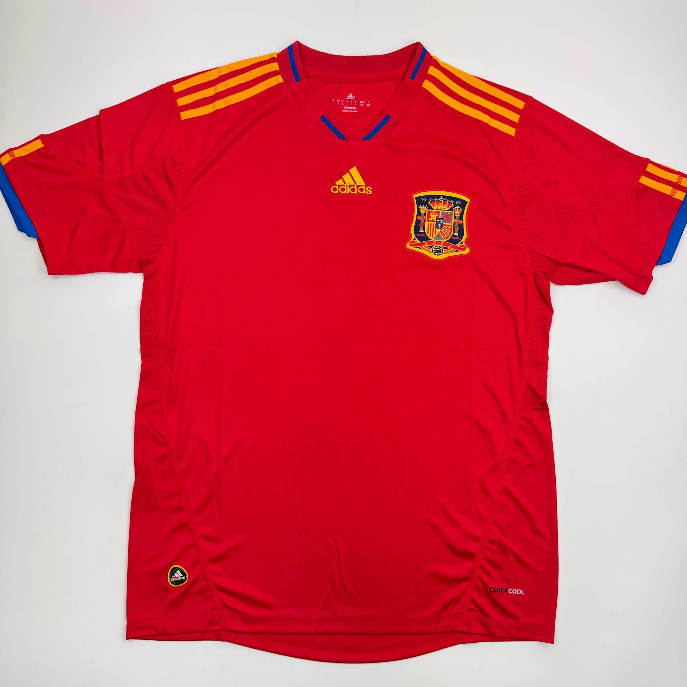Autographed/Signed Fernando Torres Spain Red World Cup Soccer Futbol Jersey Beckett BAS COA 4