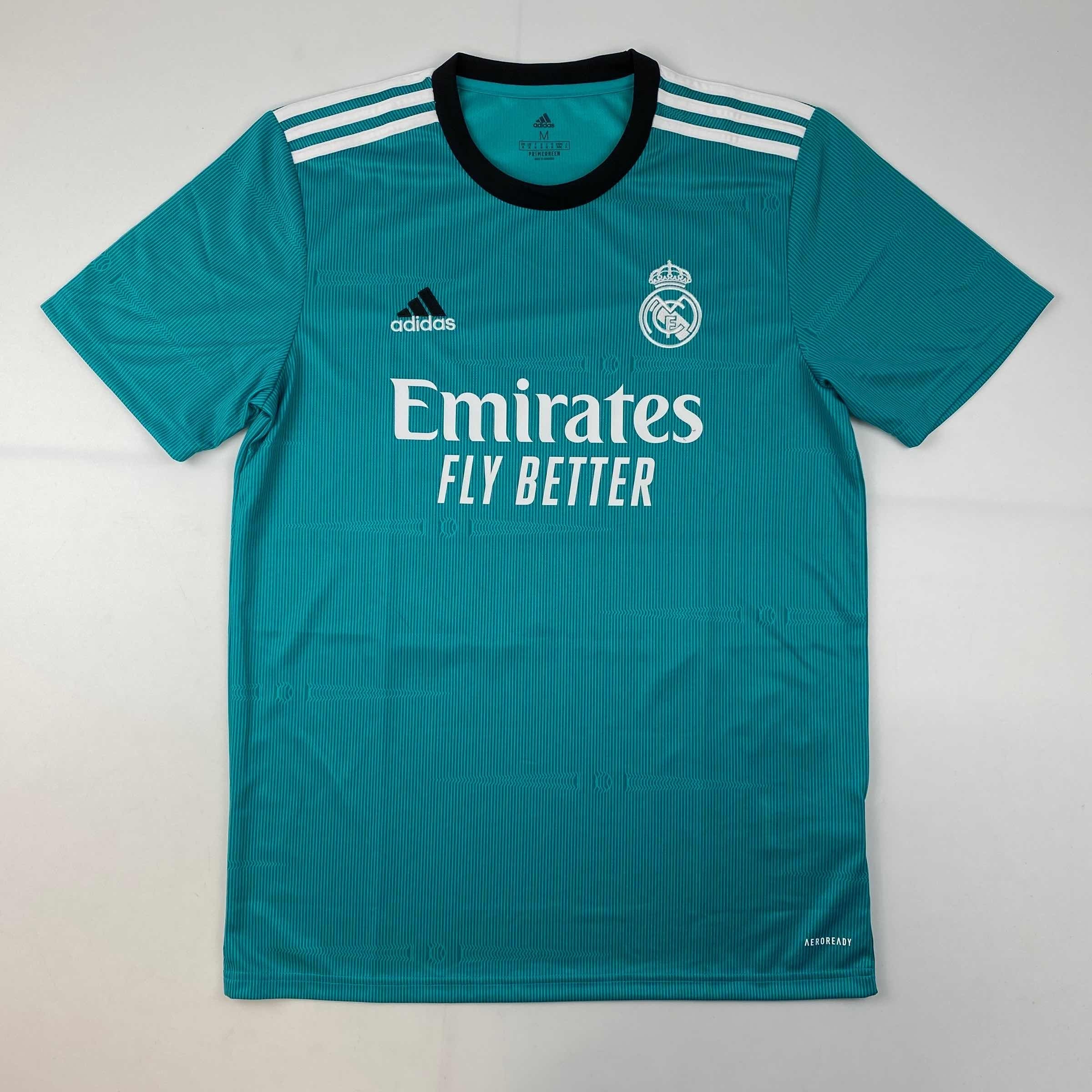 Autographed/Signed Luka Modric Real Madrid Teal Soccer Jersey Beckett BAS COA 4