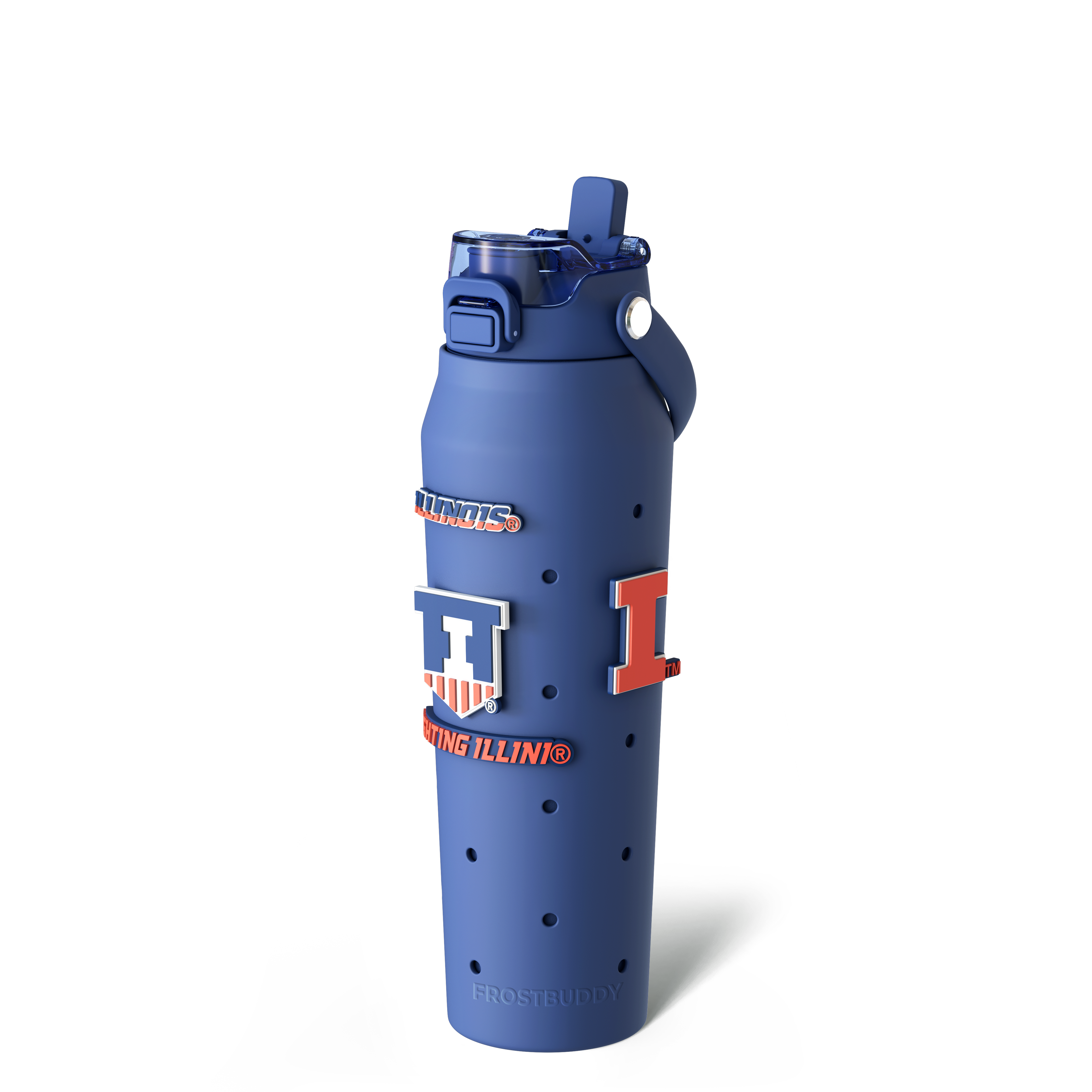 Bottle Buddy 32oz | Illinois Fighting Illini | Skin + Budz Bundle | Frost Buddy