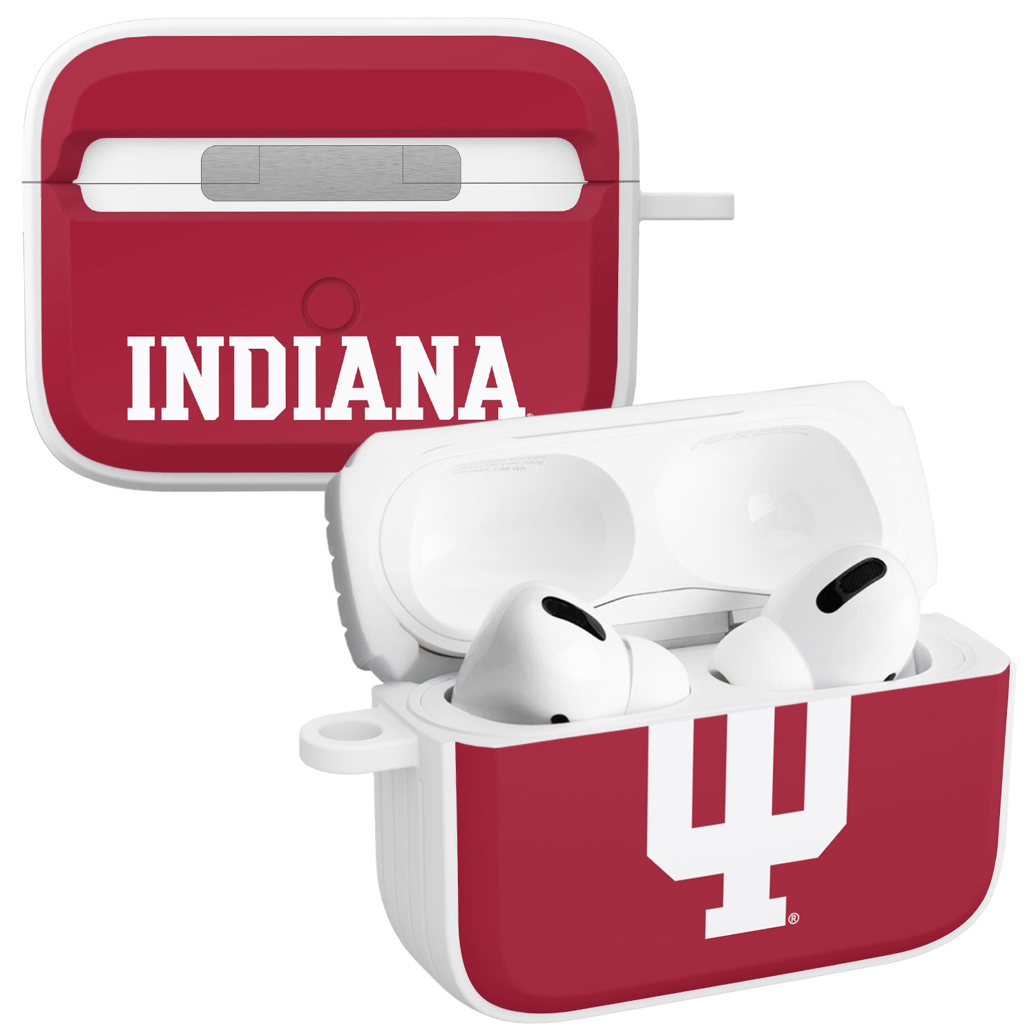 Indiana Hoosiers HDX Apple Airpods Pro 1 & 2 Case Cover 1
