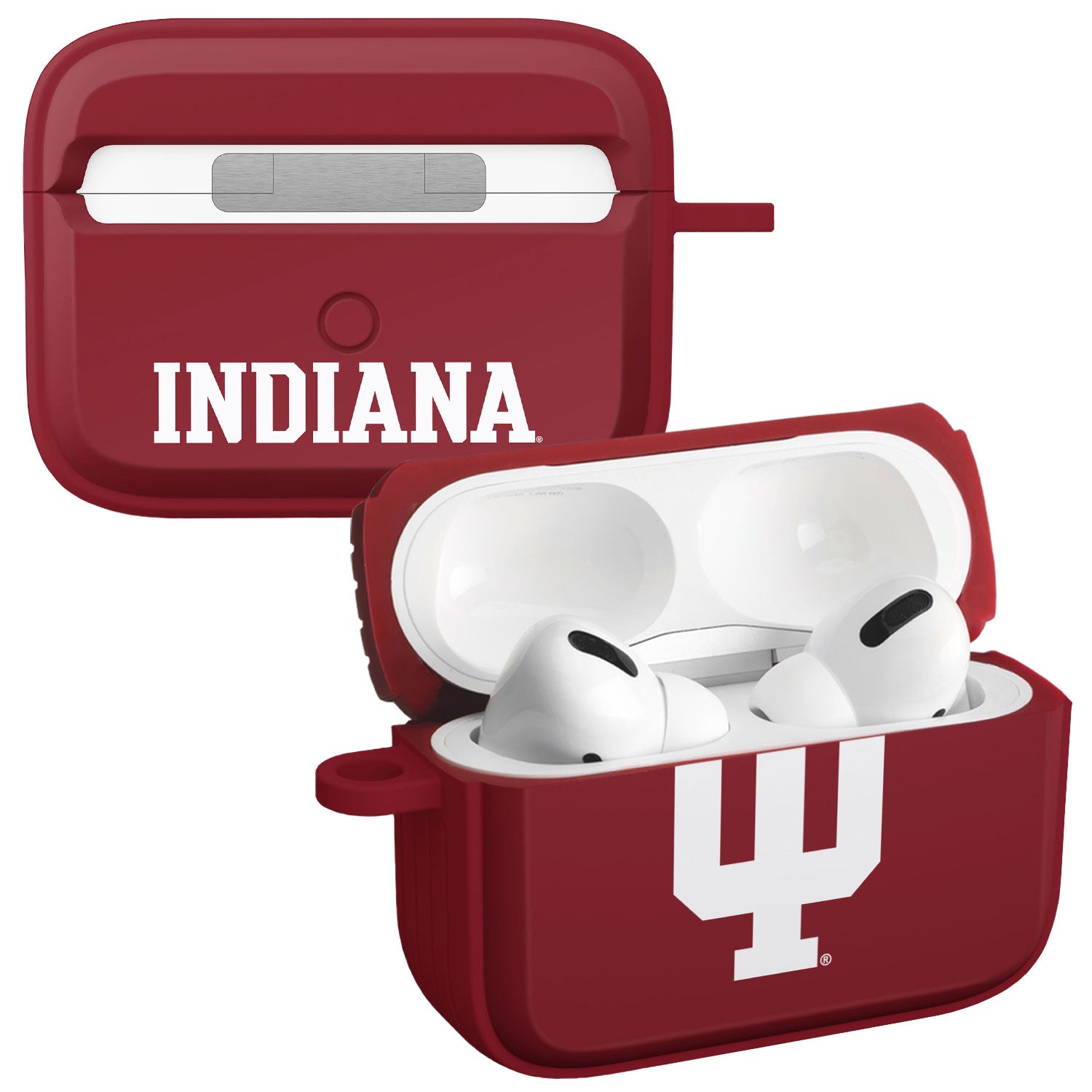 Indiana Hoosiers HDX Apple Airpods Pro 1 & 2 Case Cover 5