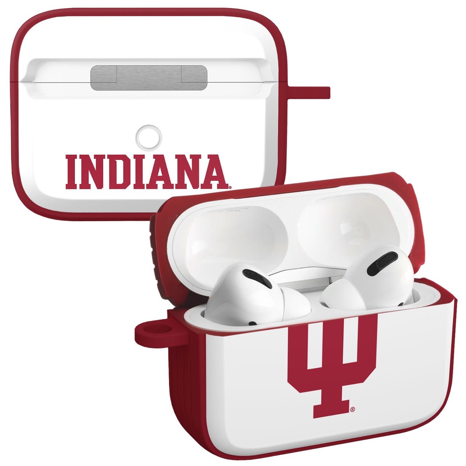 Indiana Hoosiers HDX Apple Airpods Pro 1 & 2 Case Cover 9
