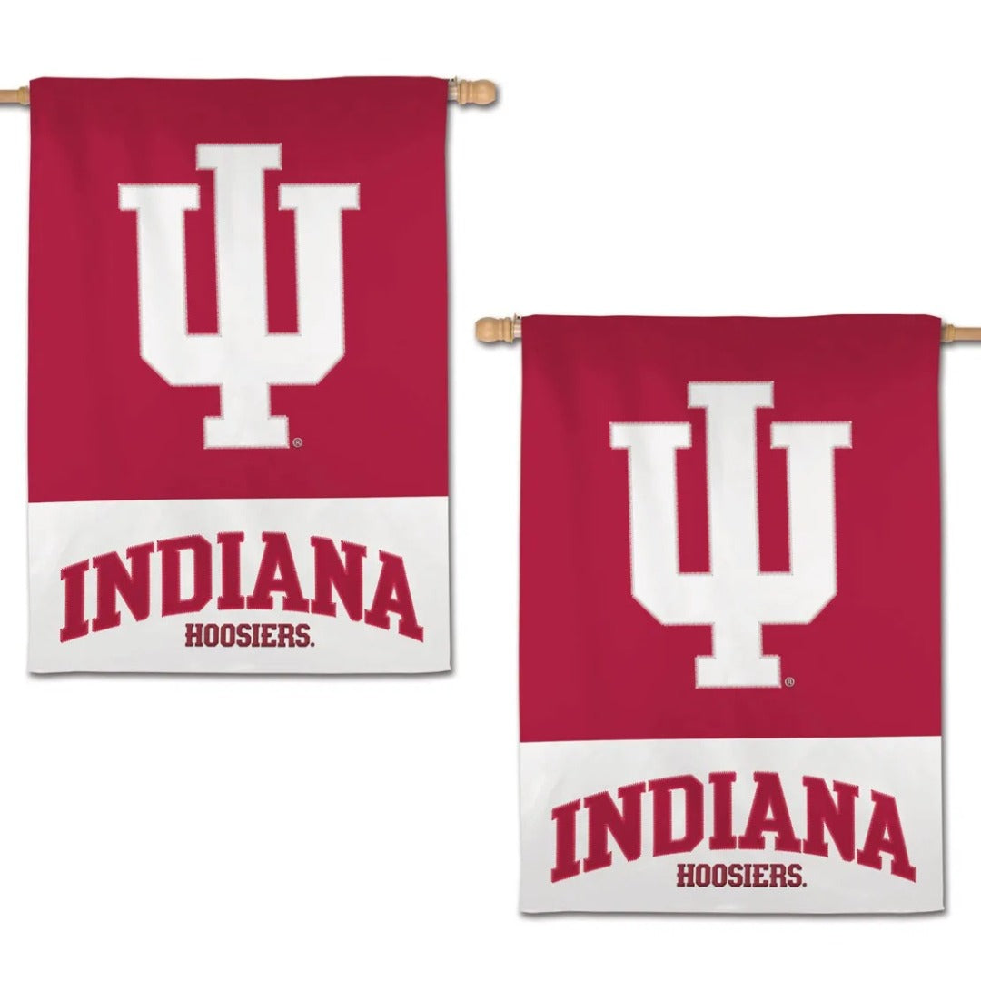 Indiana Hoosiers 2 Sided Embroidered Banner 3