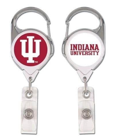 Indiana Hoosiers Reel 2 Sided Logo Badge Holder 1