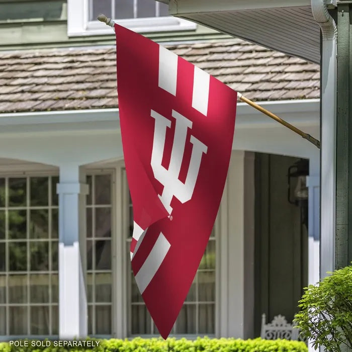 Indiana Hoosiers Striped Banner