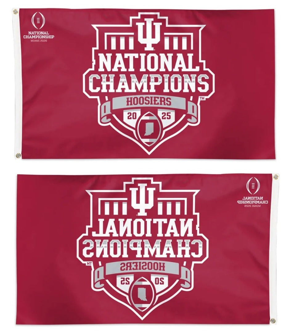 Indiana National Football Champions 3x5 Flag