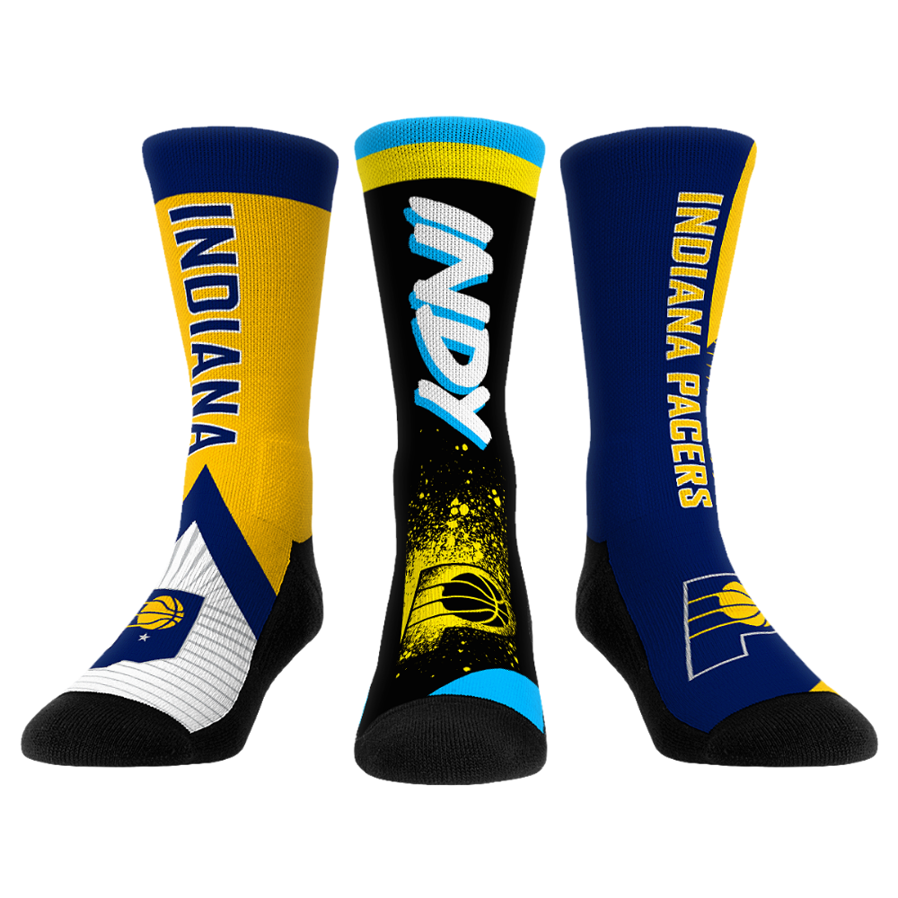 Indiana Pacers - Ultimate Jersey - 3-Pack | Rock 'Em Socks