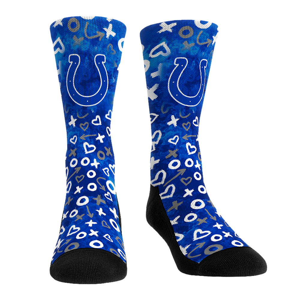 Indianapolis Colts - Valentine's Day Hearts | Rock 'Em Socks 1