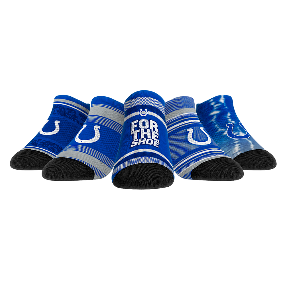 Indianapolis Colts - Low Cut  - Super Fan 5-Pack | Rock 'Em Socks 1