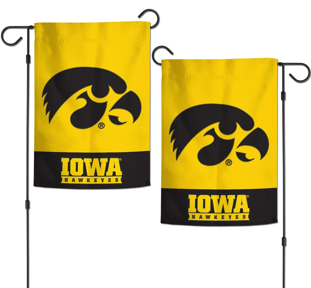 Iowa Hawkeyes Garden Flag Embroidered 2 Sided 2