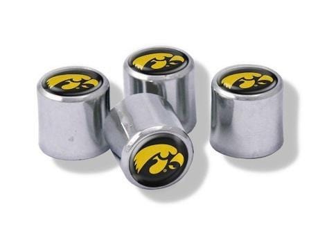 Iowa Hawkeyes Tire Valve Stem Caps 4-Pack
