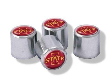 Iowa State Cyclones Tire Valve Stem Caps 4-Pack