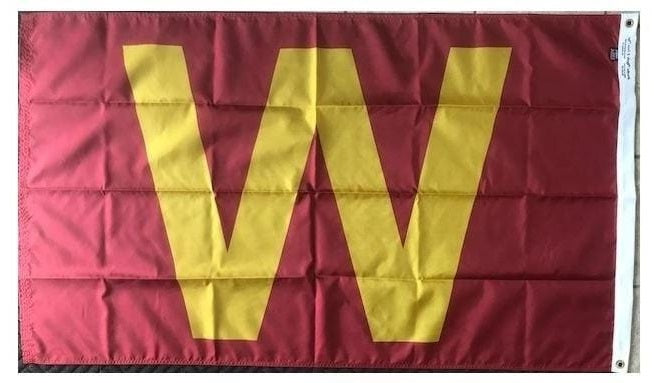 Iowa State Cyclones Win Flag 3x5 Gold W 2