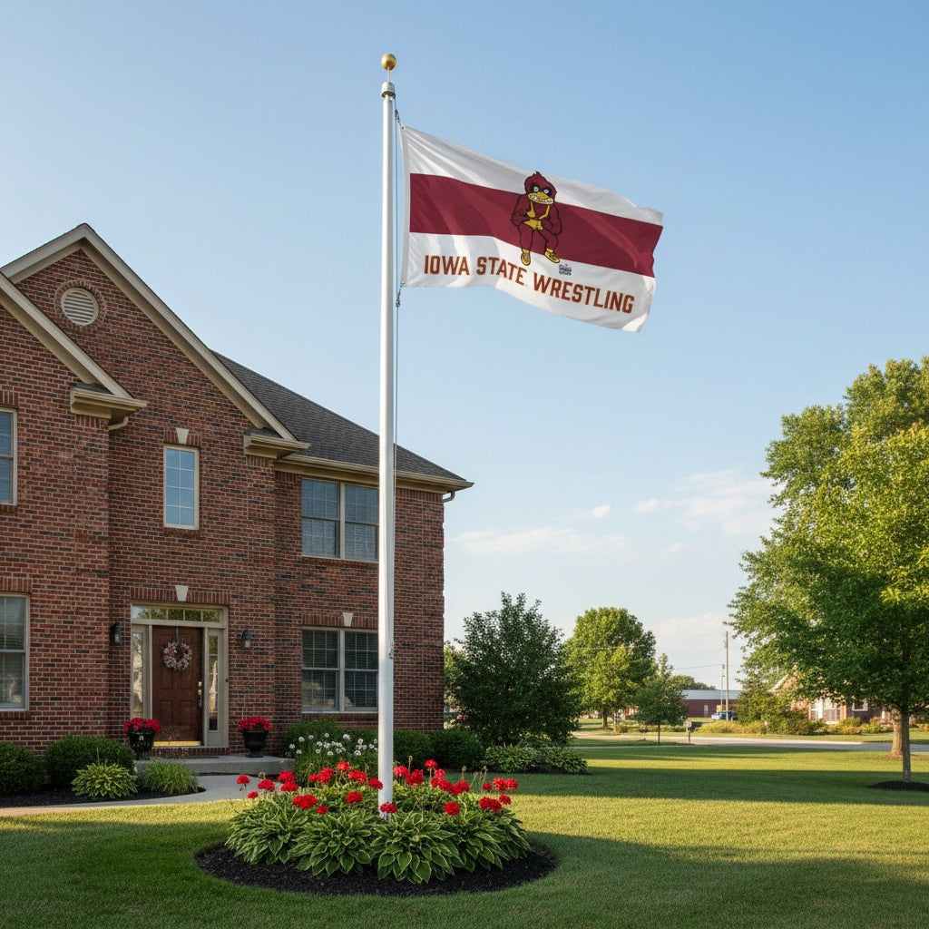 Iowa State Wrestling 2 Sided 3x5 Flag 2