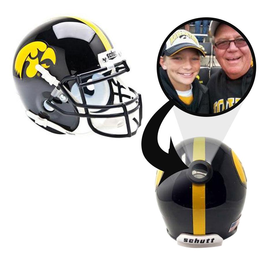 Iowa Hawkeyes College Football Collectible Mini Helmet - Picture Inside - FANZ Collectibles 6