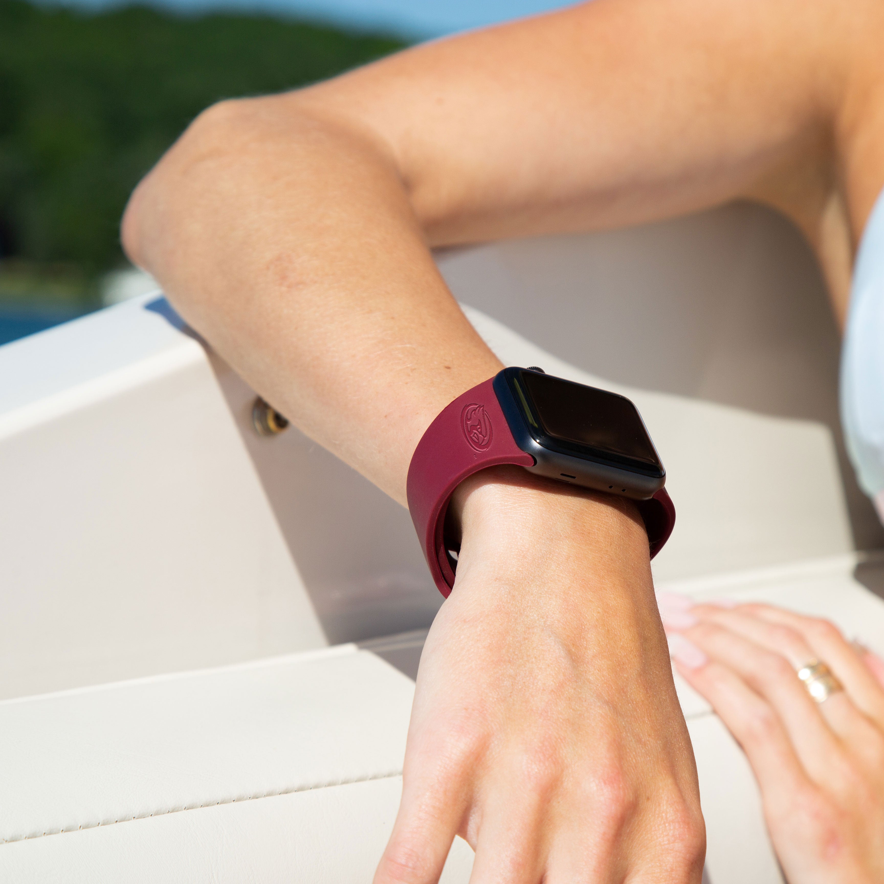 Iowa State Cyclones Engraved Apple Watch Band 4