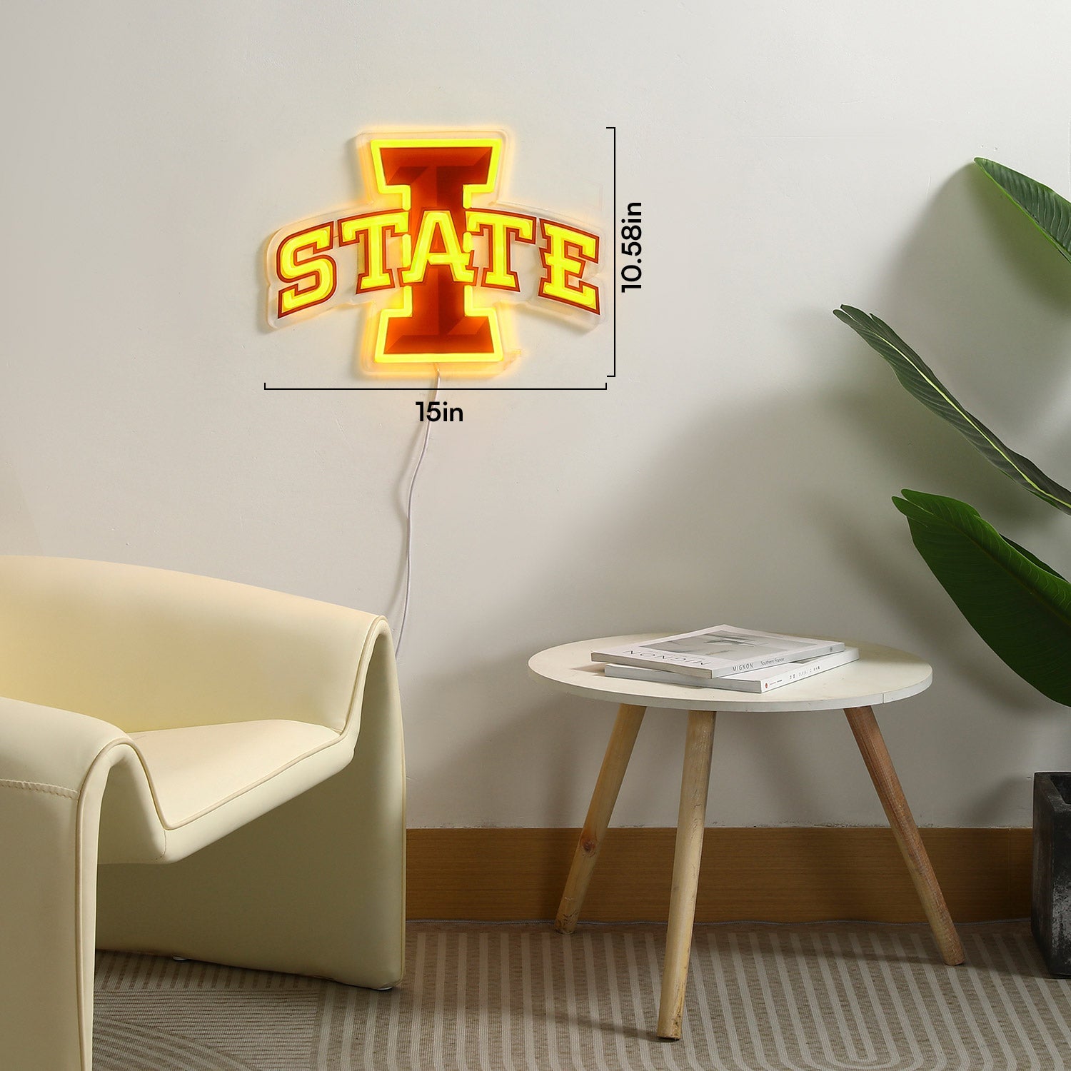 Iowa State Cyclones LED Neon Sign | Saturday Neon 6