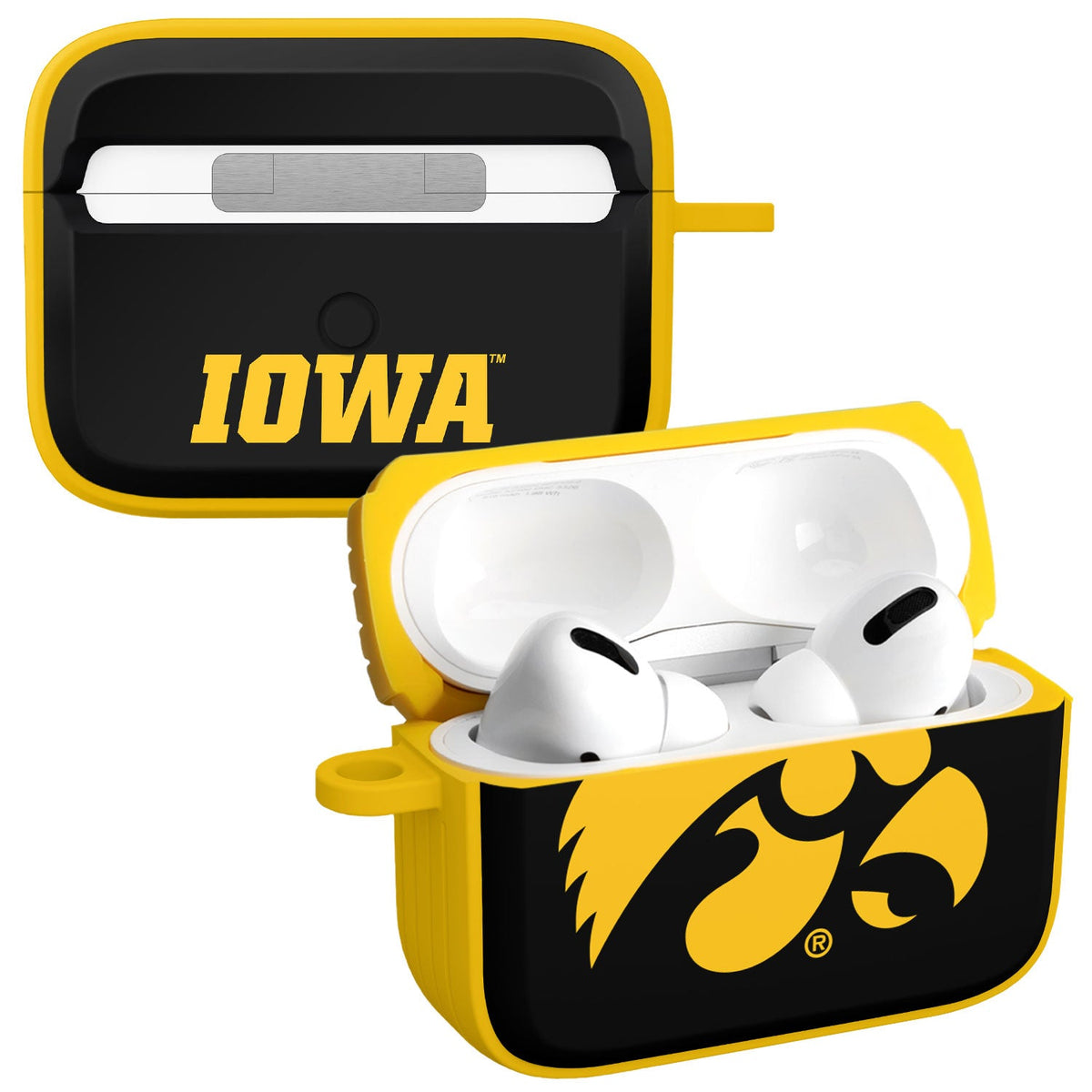 Iowa Hawkeyes HDX AirPods Pro 1 & 2 Case Cover | Affinity Bands 1