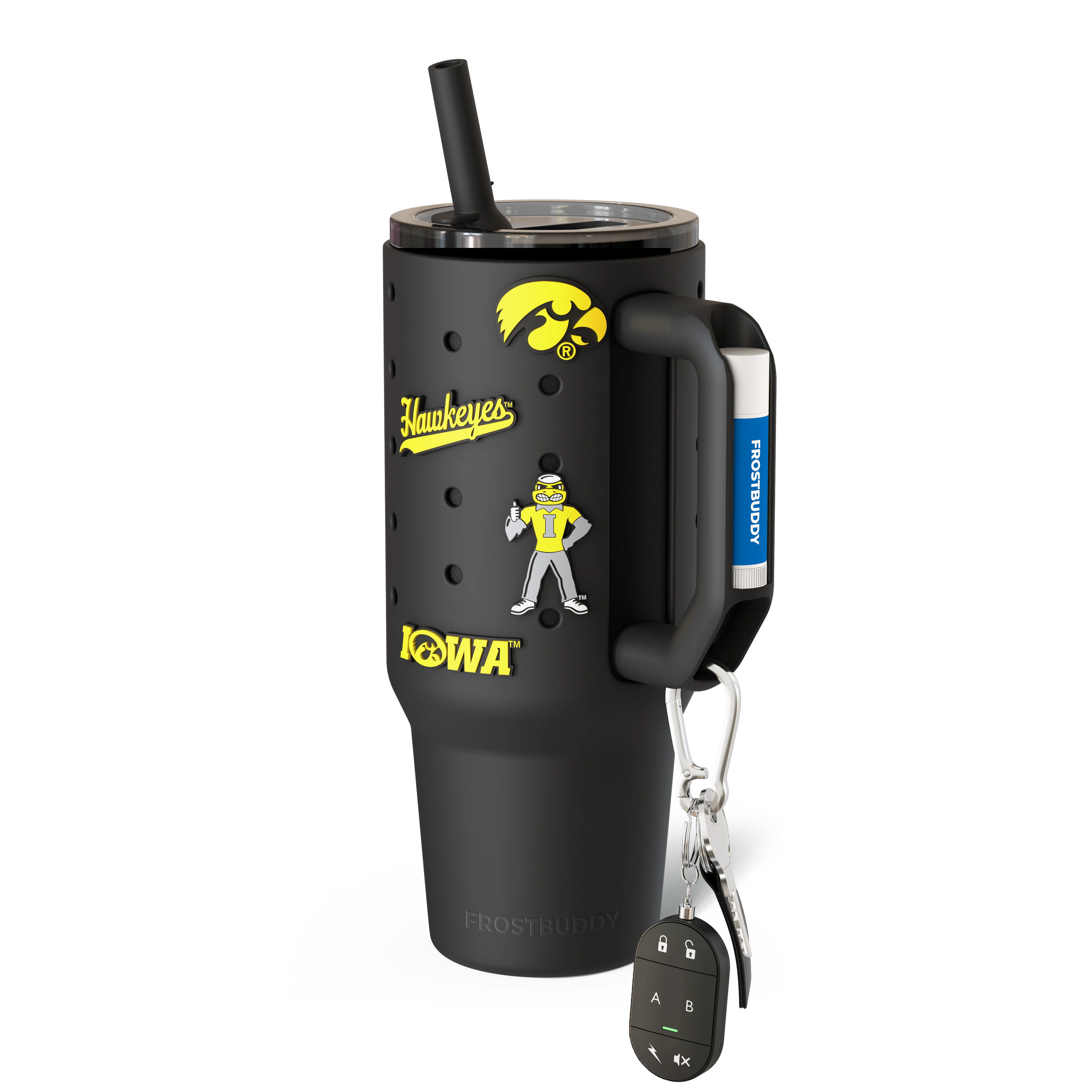 Thicc Buddy 40oz | Iowa Hawkeyes | Skin + Budz Bundle | Frost Buddy 1