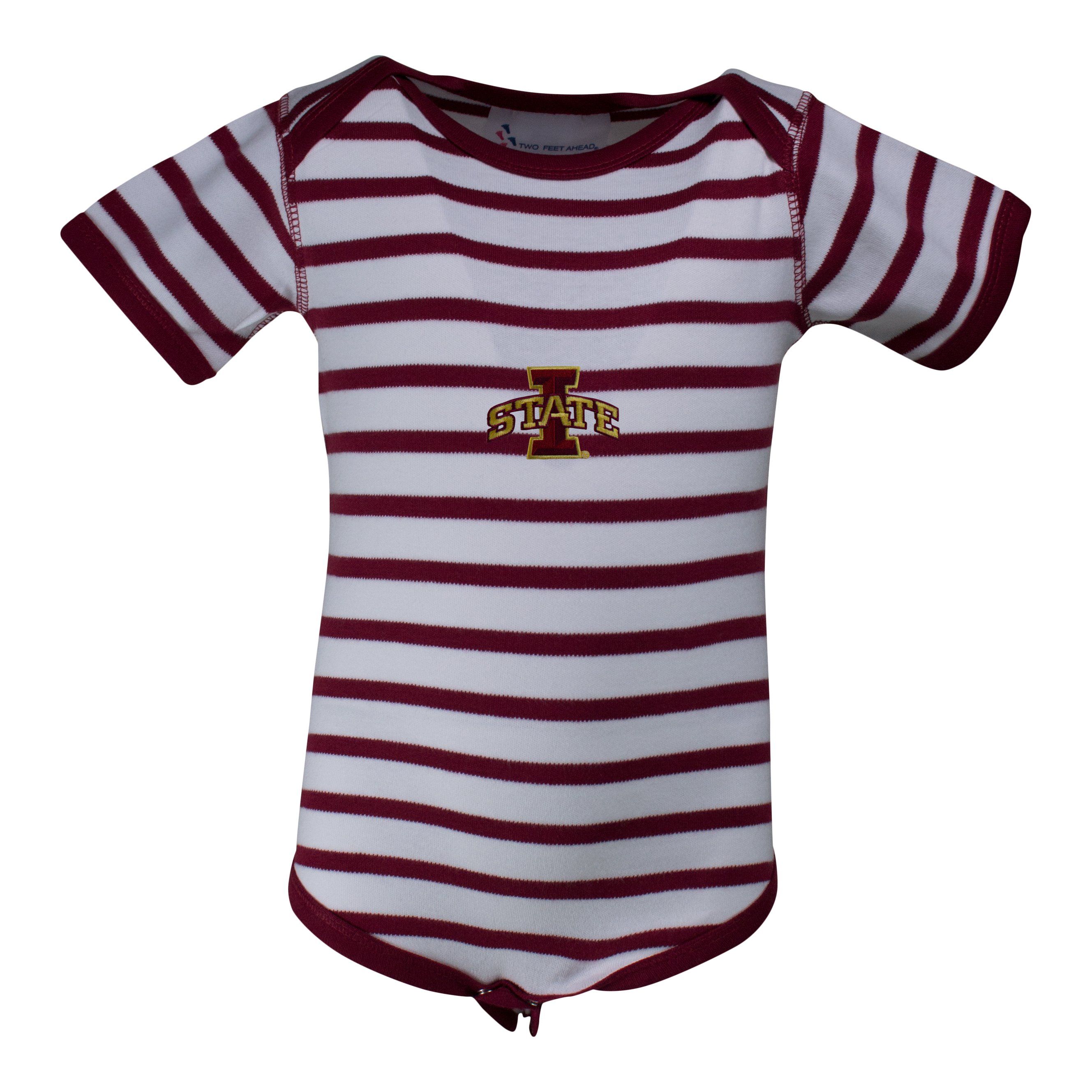 Iowa State Stripe Lap Shoulder Creeper | Two Feet Ahead