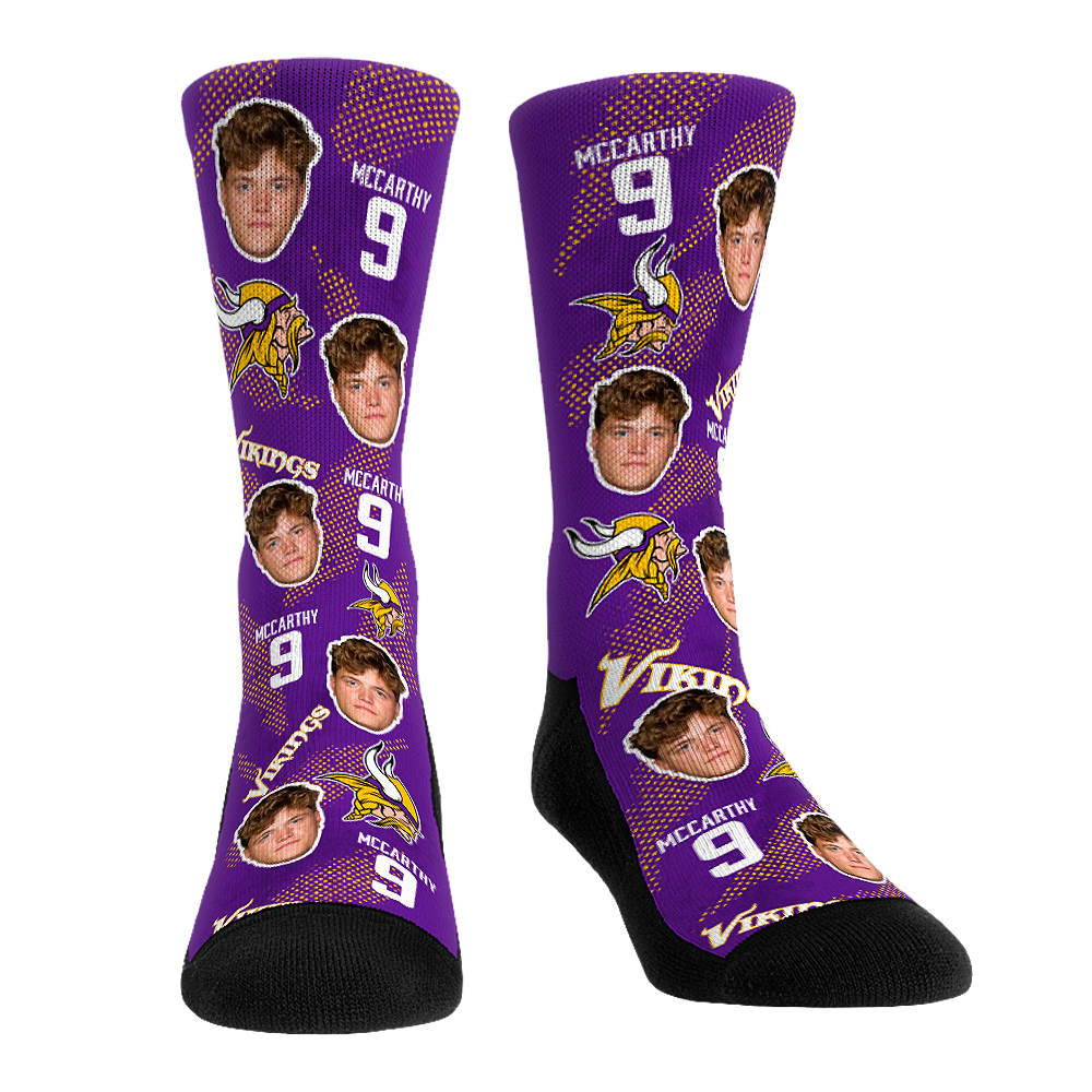 JJ McCarthy - Minnesota Vikings - Football Guy | Rock 'Em Socks 1