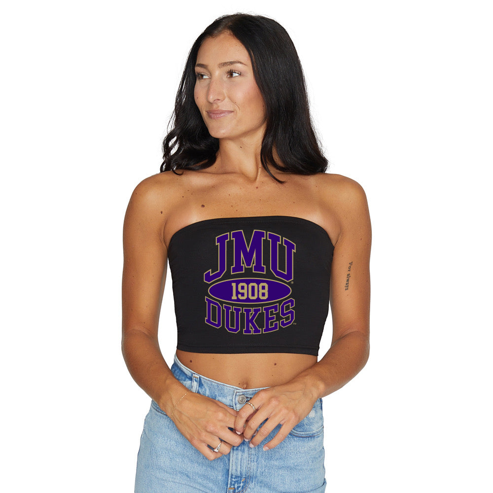 JMU 1908 Black Tube Top