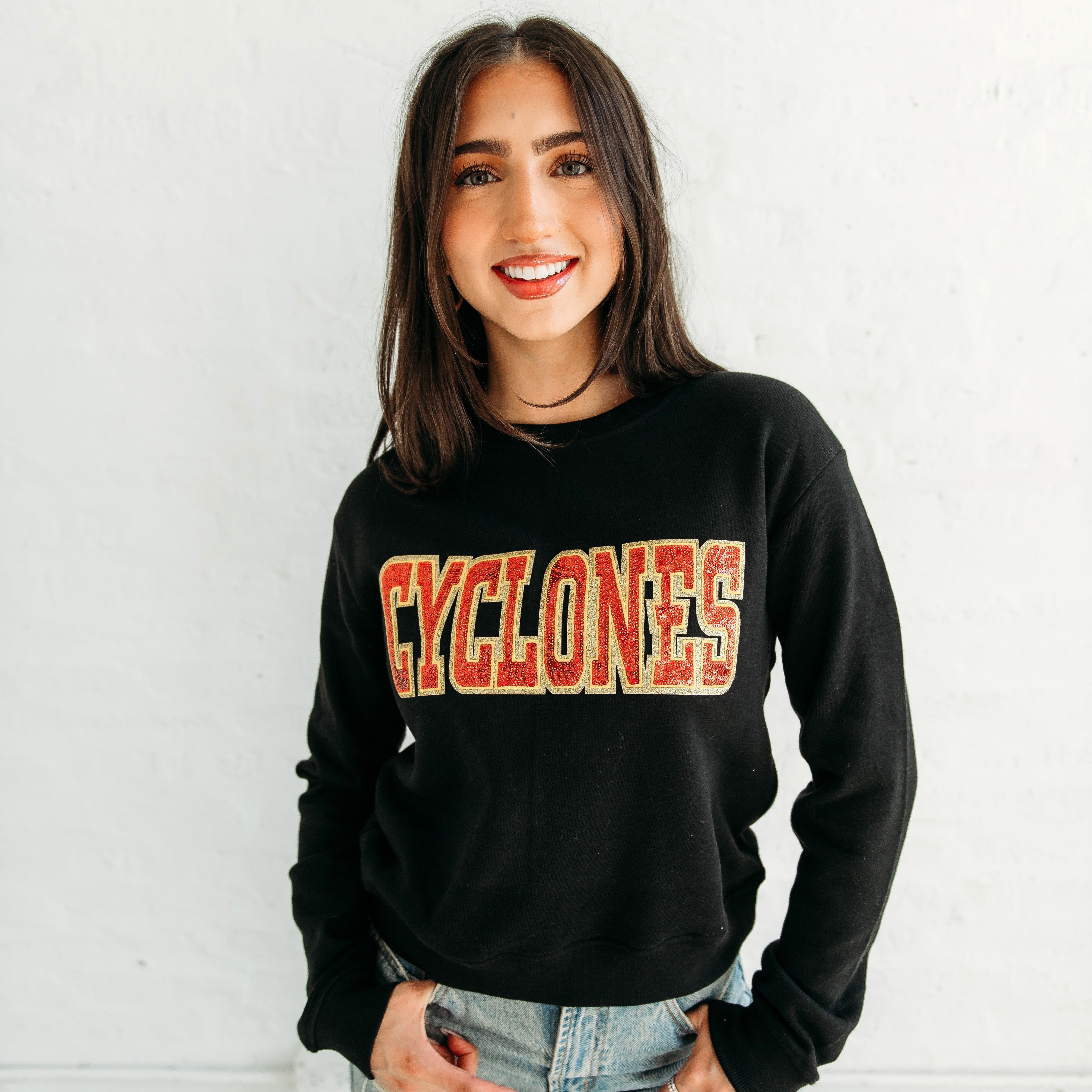 Iowa State Cyclones Sequin Crewneck