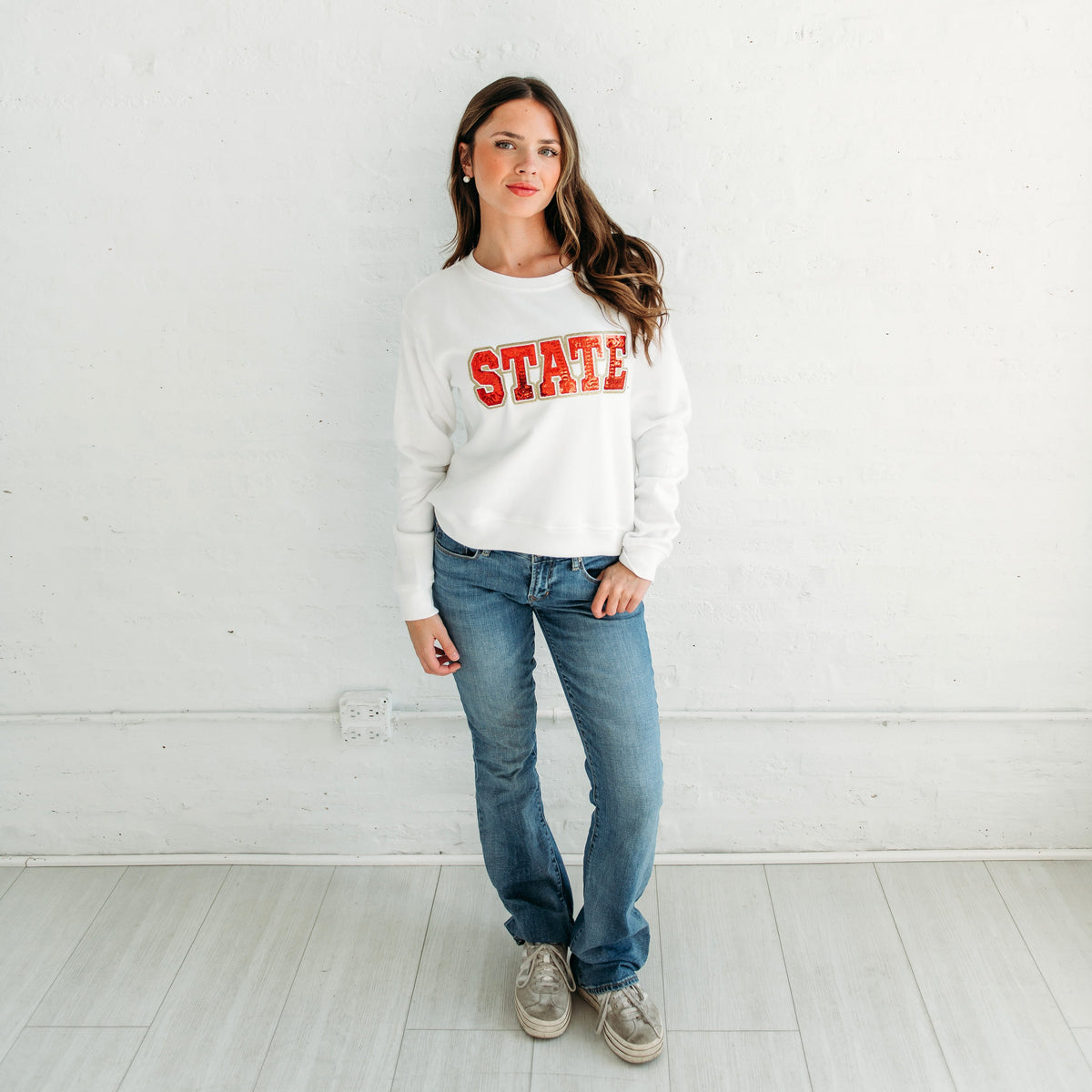 State Sequin Crewneck 2