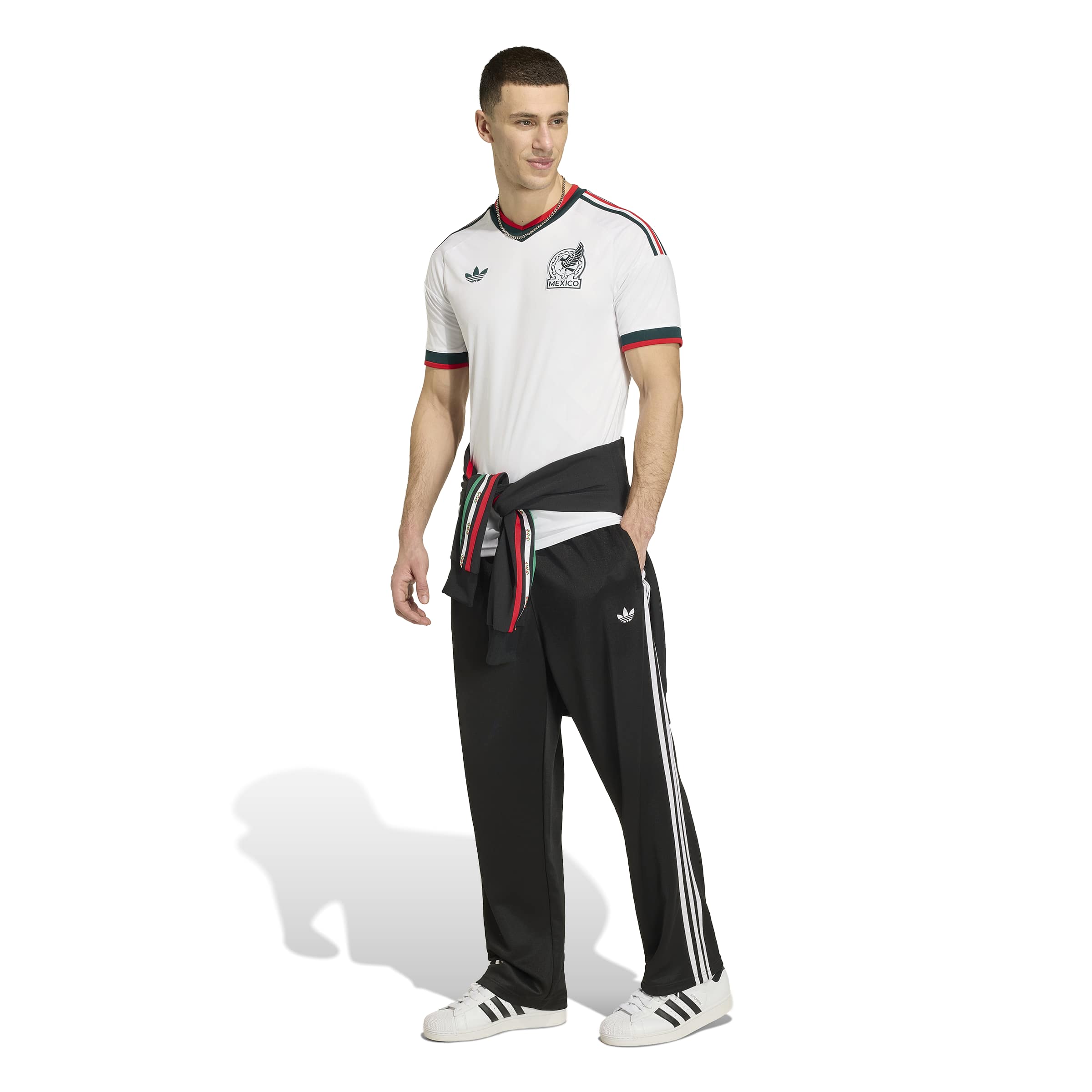 Adidas Mens Mexico 26 Away Jersey - White 7
