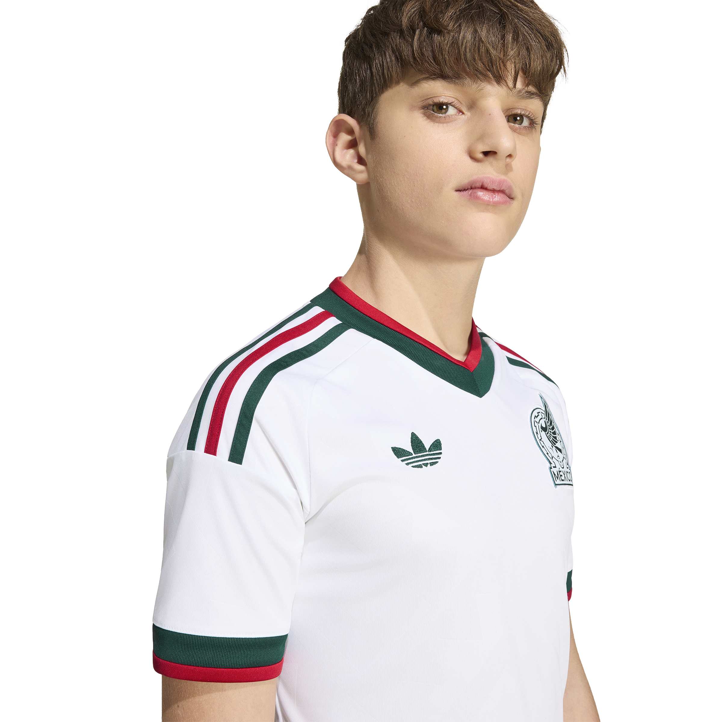 Adidas Kids Mexico 26 Away Jersey - White 3
