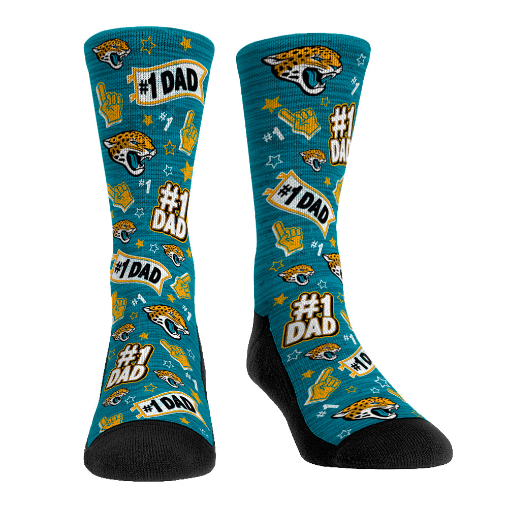 Jacksonville Jaguars - #1 Dad | Rock 'Em Socks 1