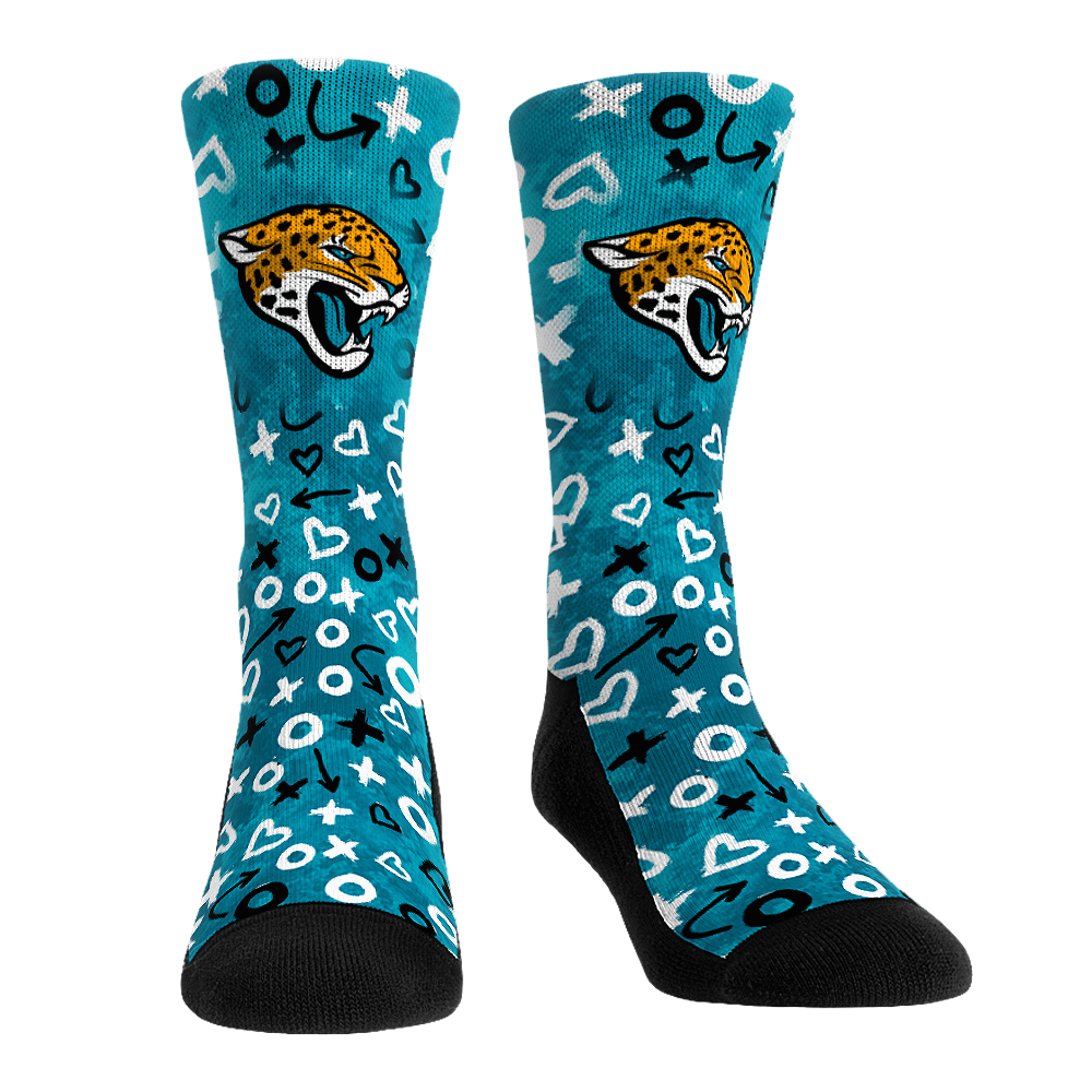 Jacksonville Jaguars - Valentine's Day Hearts | Rock 'Em Socks 1