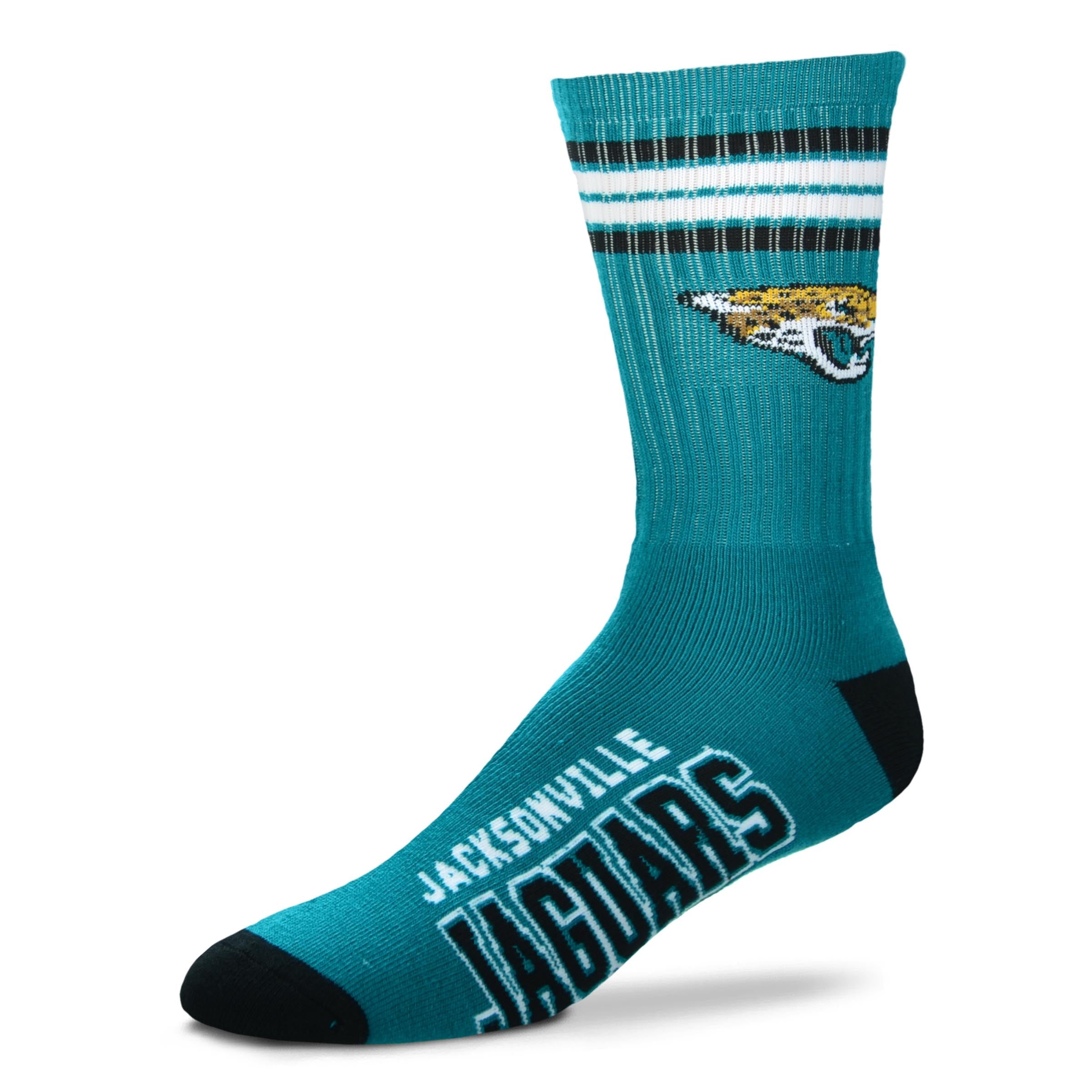 Jacksonville Jaguars Men's 4 Stripe Deuce Socks 1
