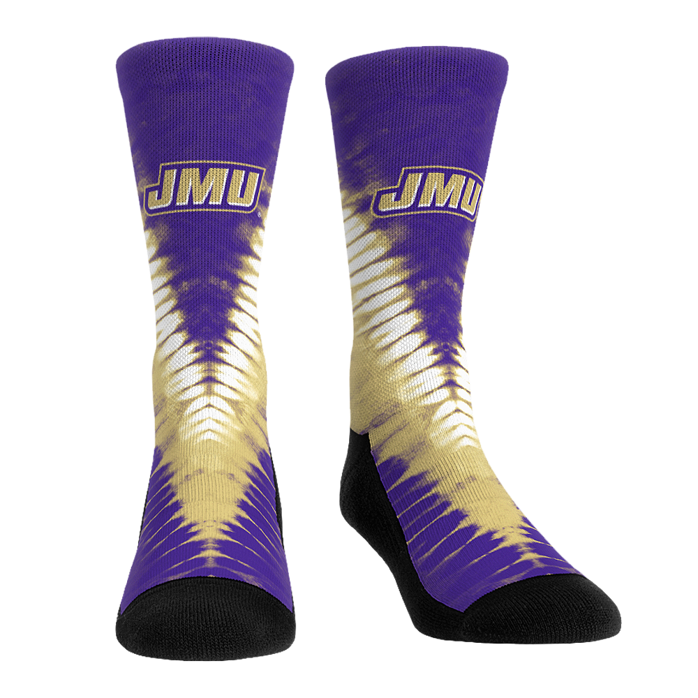 James Madison Dukes - V Shape Tie Dye | Rock 'Em Socks
