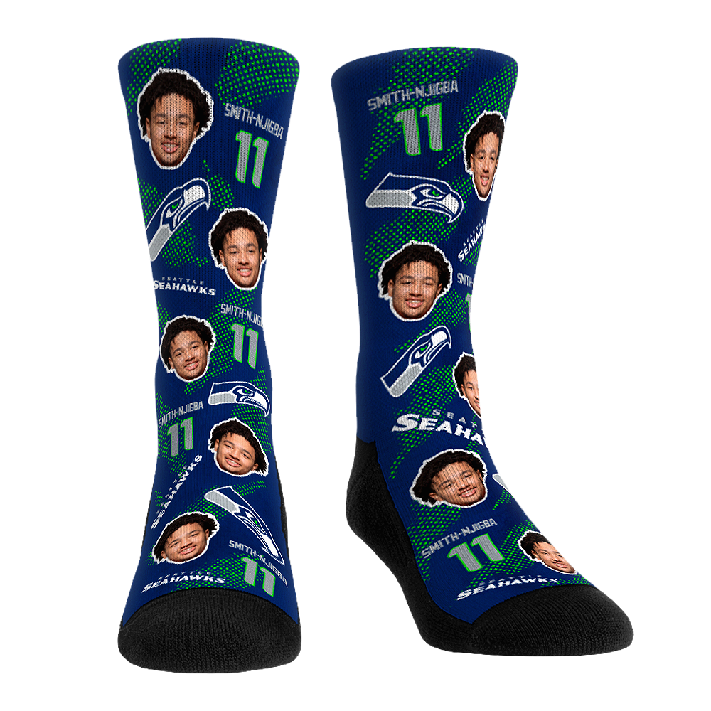 Jaxon Smith-Njigba - Seattle Seahawks - Football Guy | Rock 'Em Socks