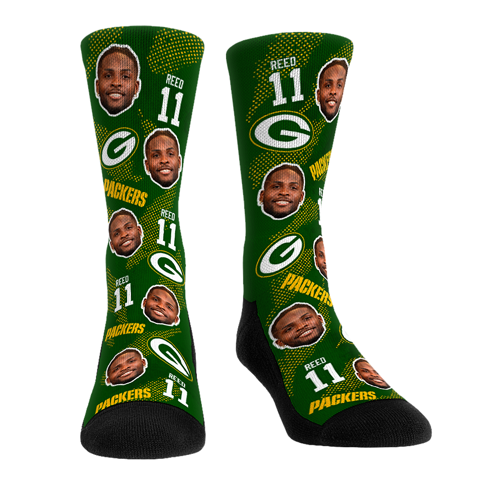 Jayden Reed - Green Bay Packers  - Football Guy | Rock 'Em Socks 1