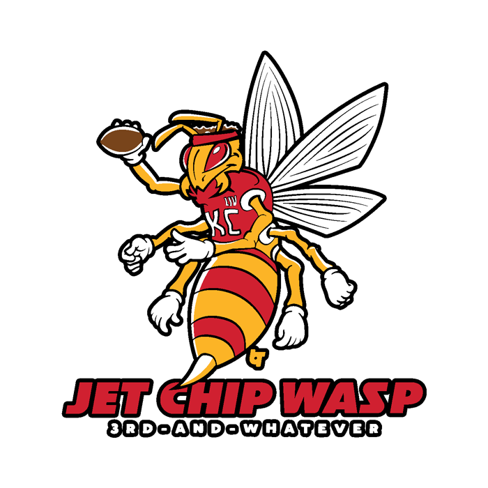 Jet Chip Wasp Sticker 1