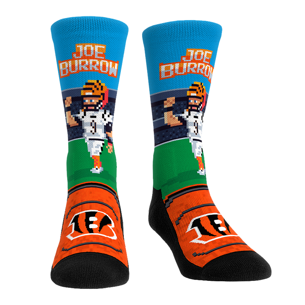 Joe Burrow - Cincinnati Bengals  - 8-Bit (Box Set) | Rock 'Em Socks 6