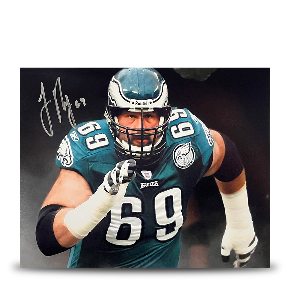 Jon Runyan in the Tunnel Autographed Philadelphia Eagles 11" x 14" Football Photo 1