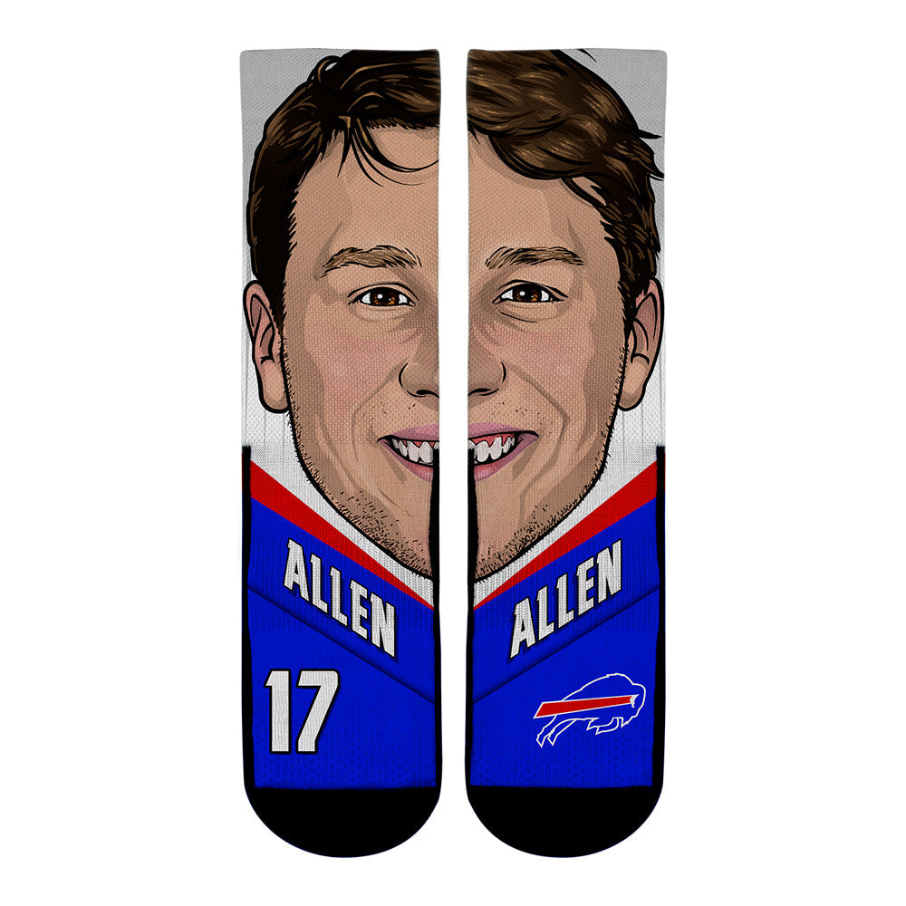 Josh Allen - Buffalo Bills  - Game Face | Rock 'Em Socks