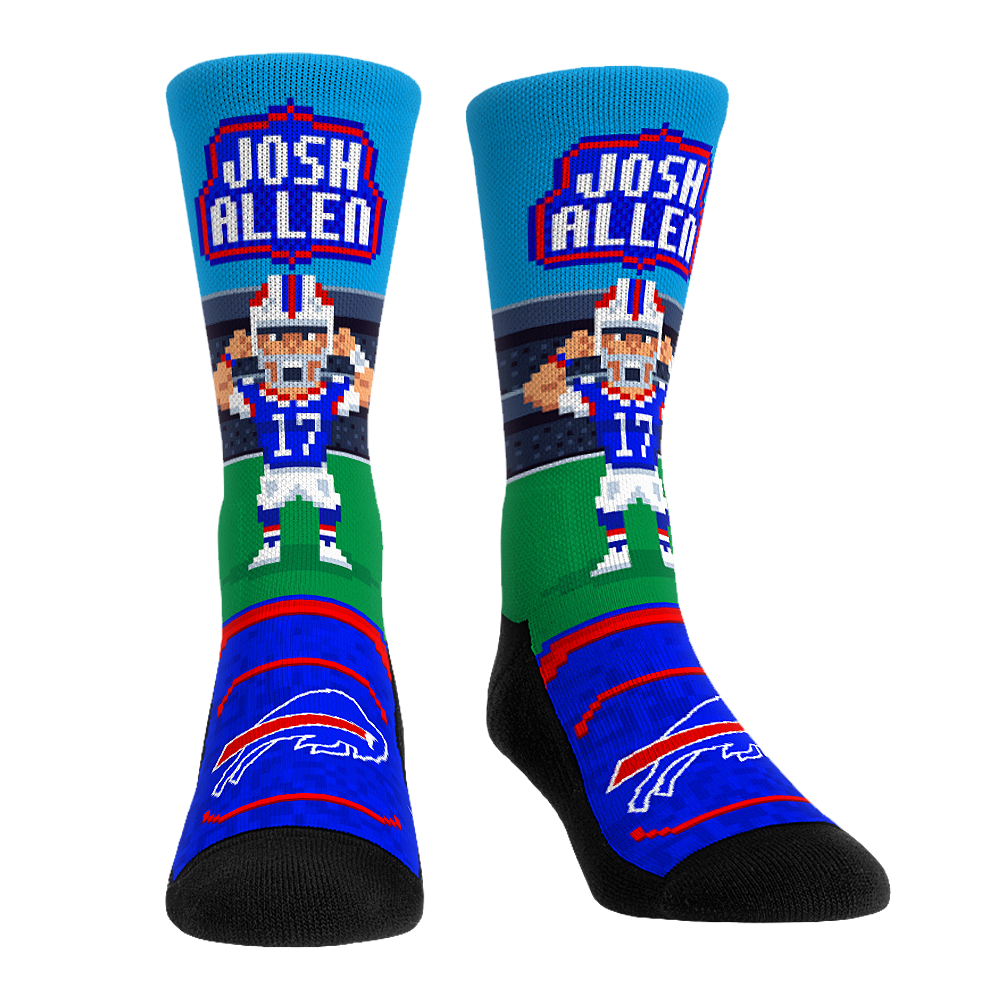 Josh Allen - Buffalo Bills  - 8-Bit (Box Set) | Rock 'Em Socks 6