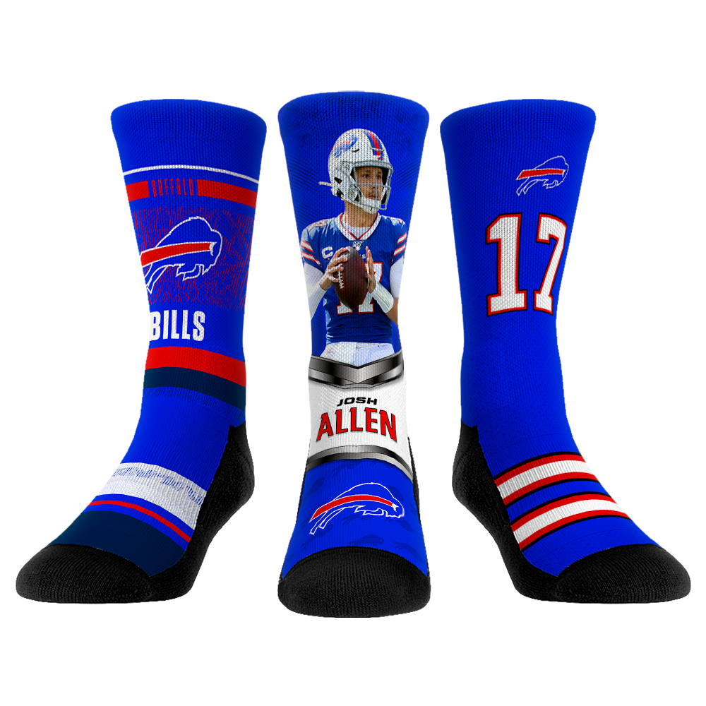 Josh Allen - Buffalo Bills  - Pro 3-Pack | Rock 'Em Socks