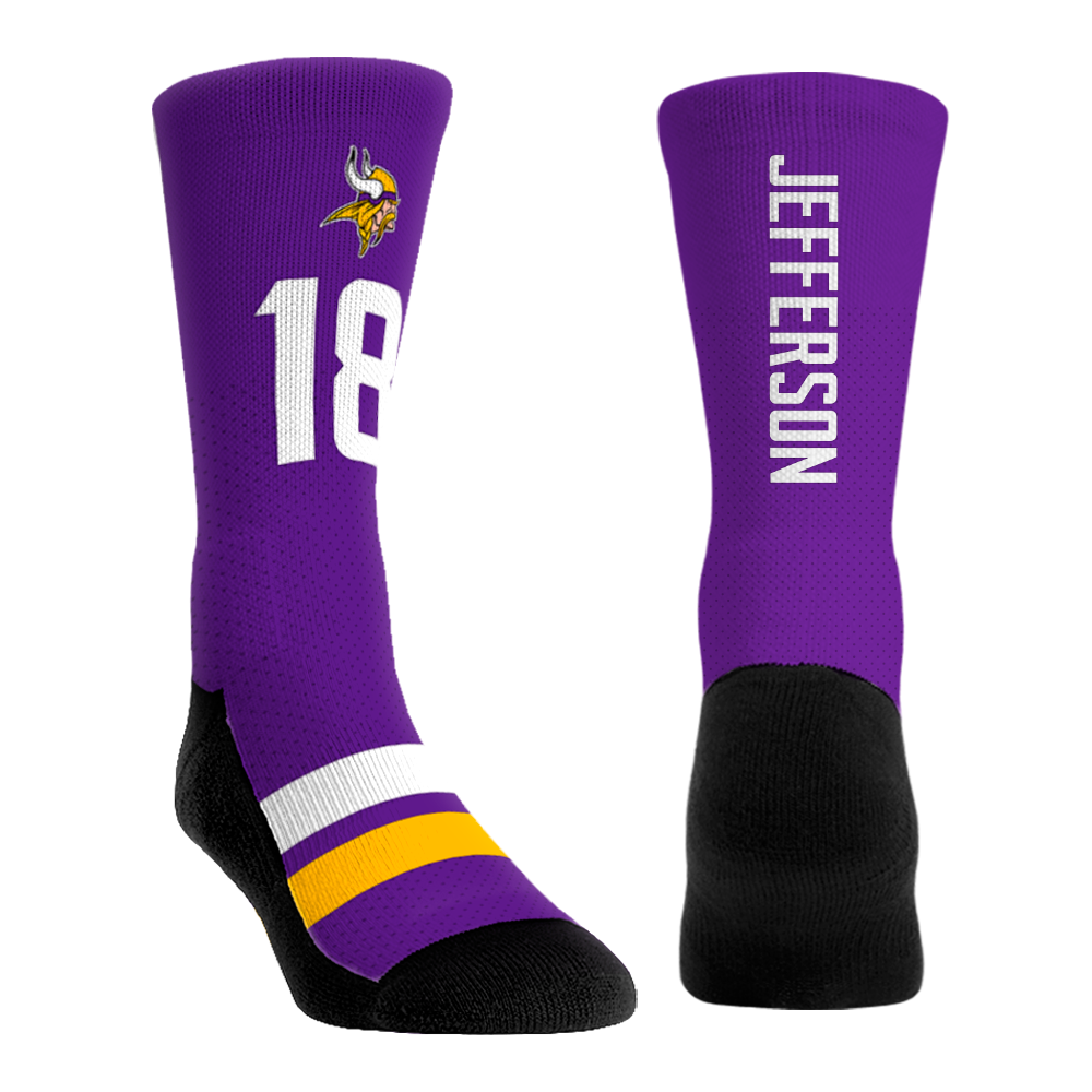 Justin Jefferson - Minnesota Vikings  - Jersey | Rock 'Em Socks 1