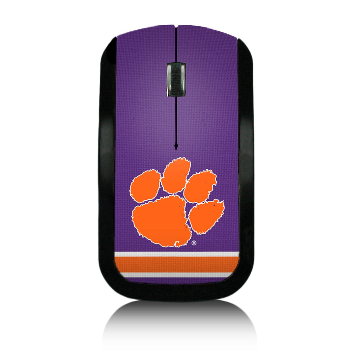 Clemson University Tigers Stripe Wireless Mouse 1